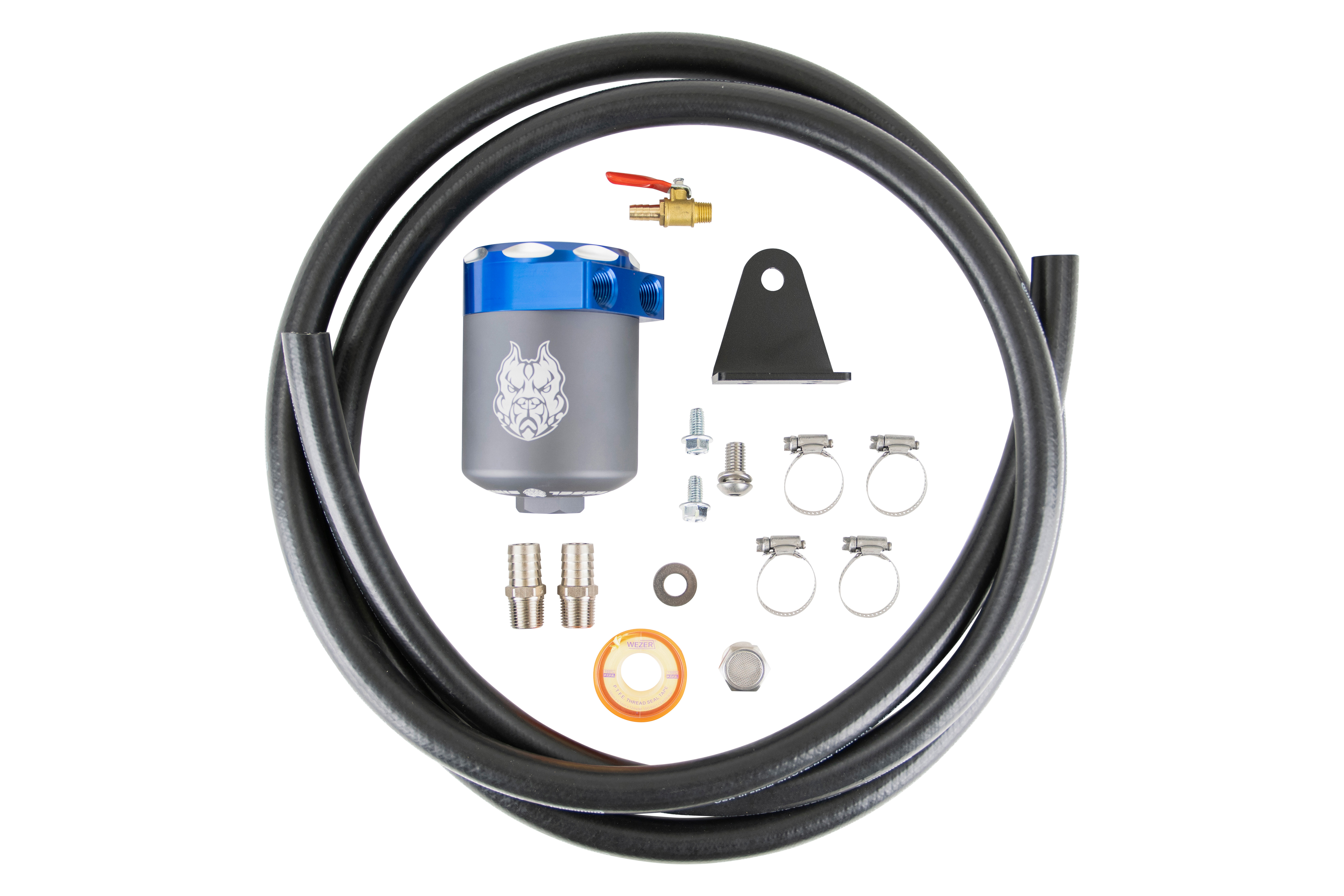 Sinister Diesel Sinister Diesel Billet Catch Can for 20032007 Ford Powerstroke F250/F350 6.0