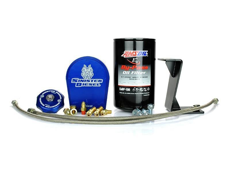 Sinister Diesel Bypass Oil Filter System for 20062007 Dodge Cummins 5.9L