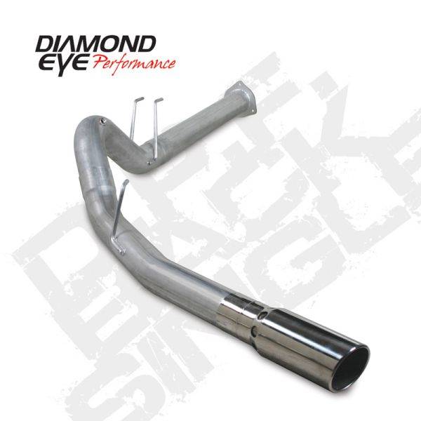 Diamond Eye Performance 4" DPFBack Aluminized Single Exhaust for 2015