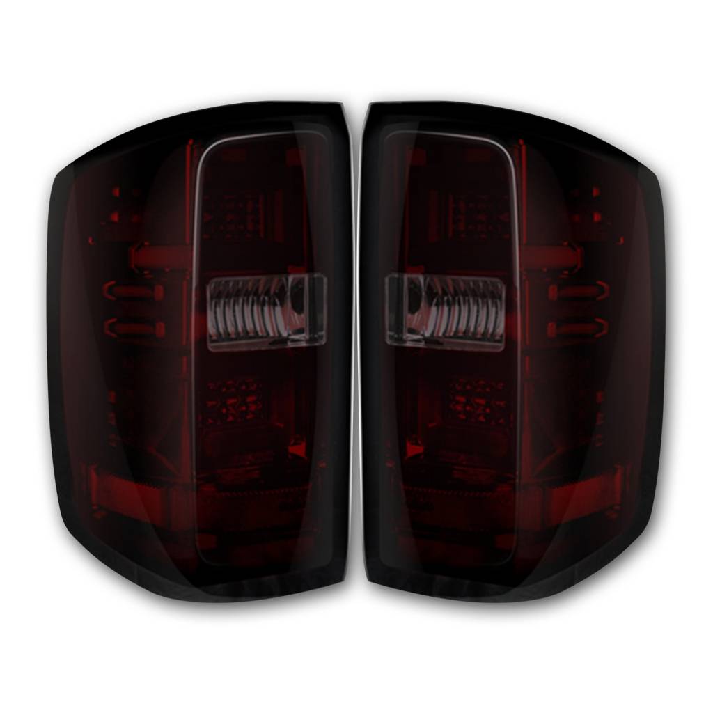 Recon Smoked Red LED Tail Lights for GM Silverado 20142015