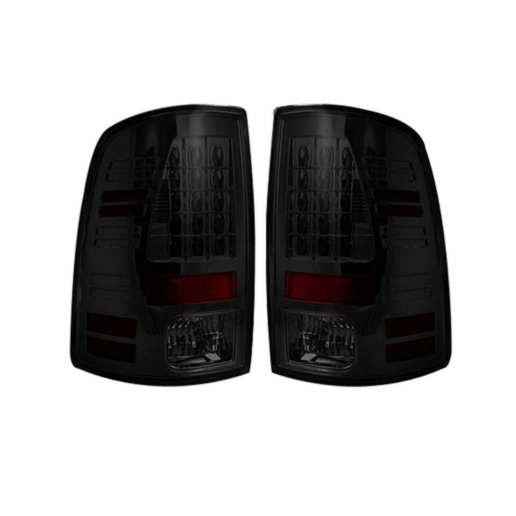 Recon Smoked LED Tail Lights for Dodge RAM 2009 2014