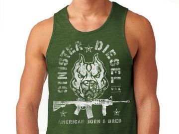 Sinister Diesel Tank Top (Army Green)
