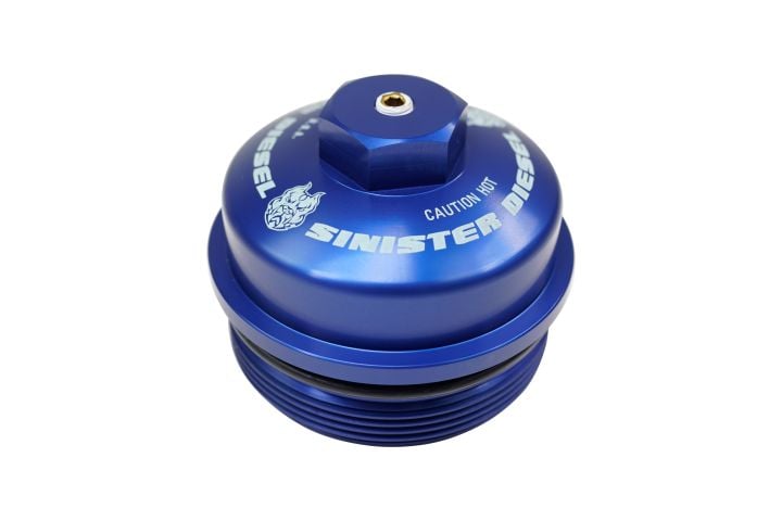 Image 5: Sinister Diesel Bypass Oil Filter System for 2003-2007 Ford Powerstroke 6.0L