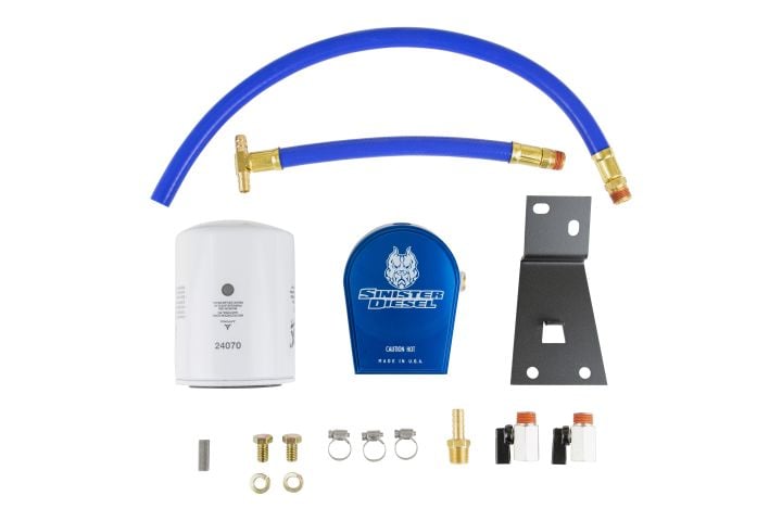 Image 1: Sinister Diesel Coolant Filtration System (w/ WIX) for 1999-2003 Ford Powerstroke 7.3L