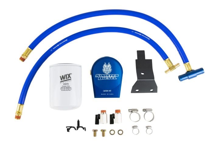 Image 1: Sinister Diesel Coolant Filtration System for 2003-2007 Ford Powerstroke 6.0L