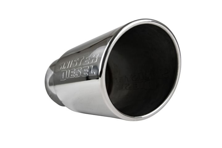 Image 6: Sinister Diesel Polished 304 Stainless Steel Exhaust Tip (5" to 6")
