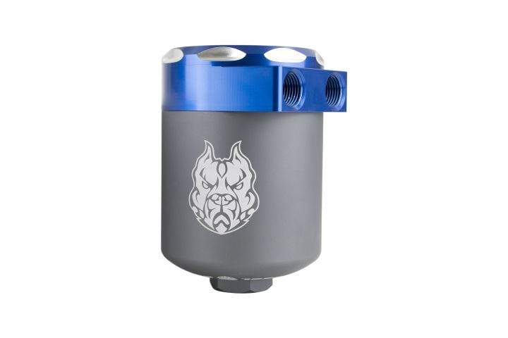 Image 12: Sinister Diesel Billet Catch Can for 2008-2010 Ford Powerstroke F250/F350 6.4
