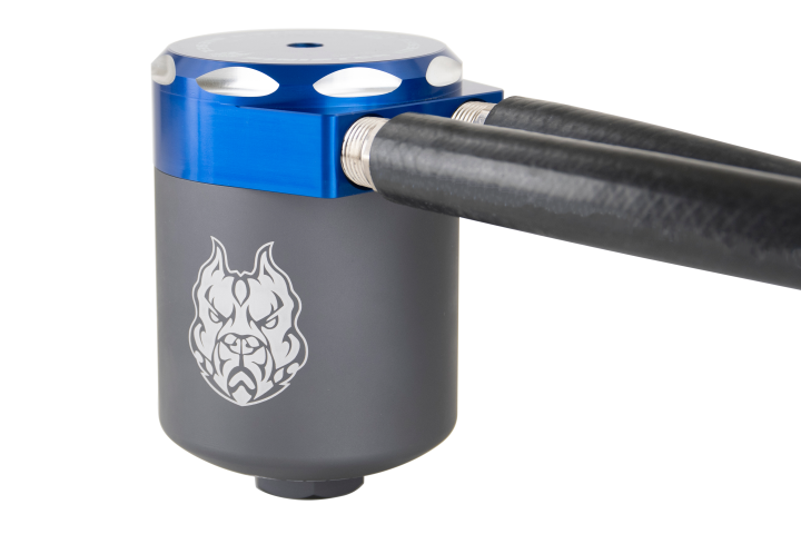 Image 1: Sinister Diesel Billet Catch Can for 2008-2010 Ford Powerstroke F250/F350 6.4
