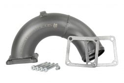Sinister Diesel Intake Elbow for 1998.5-2002 Dodge Cummins 5.9L (Gray)