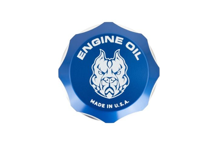 Image 3: Sinister Diesel Oil Fill Cap for 2011-2023 Ford Powerstroke 6.7L
