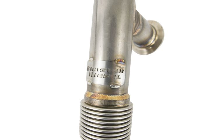 Image 4: Sinister Diesel (50 State) Y-Pipes for 2003-2004 Ford 6.0L Powerstroke