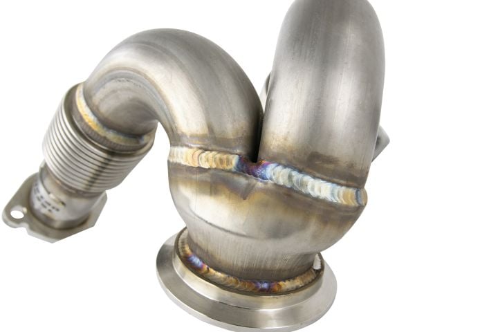 Image 8: Sinister Diesel (50 State) Y-Pipes for 2003-2004 Ford 6.0L Powerstroke