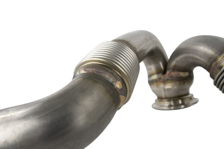 Image 7: Sinister Diesel (50 State) Y-Pipes for 2003-2004 Ford 6.0L Powerstroke