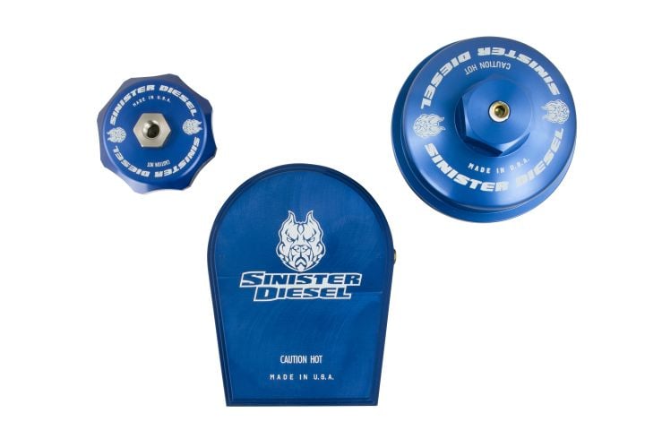 Image 4: Sinister Diesel Bypass Oil Filter System for 2003-2007 Ford Powerstroke 6.0L