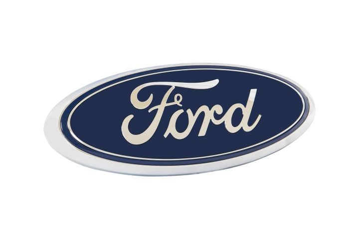 Image 1: OEM Ford Genuine Grille Emblem for 2003-2007 6.0L Powerstroke