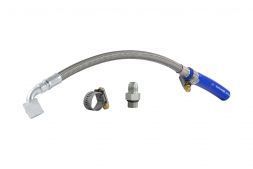 Sinister Diesel Turbo Coolant Feed Line for 2011-2014 Ford Powerstroke 6.7L