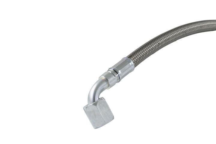 Image 7: Sinister Diesel Turbo Coolant Feed Line for 2011-2014 Ford Powerstroke 6.7L