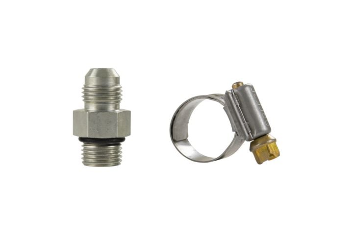 Image 8: Sinister Diesel Turbo Coolant Feed Line for 2011-2014 Ford Powerstroke 6.7L
