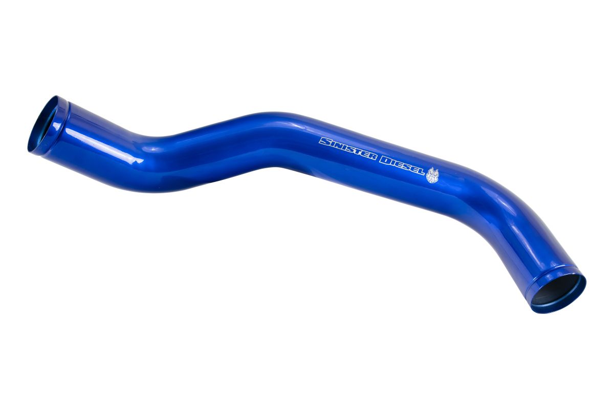 thumbnail image 2 of Polished 3" Intercooler Pipe & Boot Kit For Ford 7.3L Powerstroke 1999.5-2003 – Stainless Steel + Rubber 2 of 6