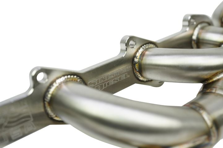 Image 7: Sinister Diesel Exhaust Headers for 2003-2007 Ford Powerstroke 6.0L
