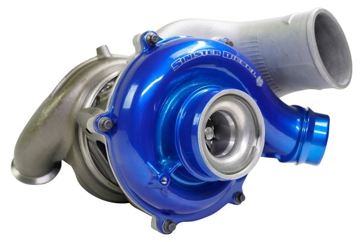 Image 7: Sinister Diesel Pitbull Series® Turbocharger for 2011-2014 Ford Powerstroke 6.7L