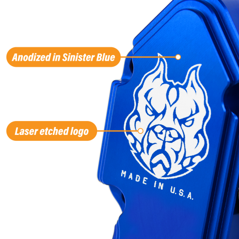 Image 2: Sinister Diesel Blue Spring Kit with Billet Spring Housing for 2003-2007 Ford Powerstroke 6.0L