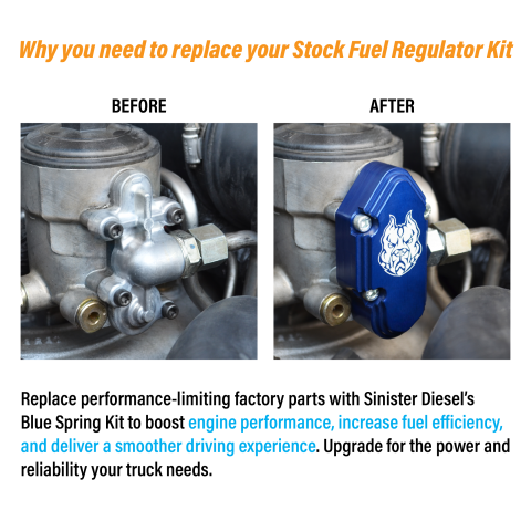 Image 4: Sinister Diesel Blue Spring Kit with Billet Spring Housing for 2003-2007 Ford Powerstroke 6.0L