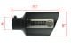 Thumbnail Image 2: Sinister Diesel Dual Wall Exhaust Tip W/ Angle Cut 4" to 8" Black