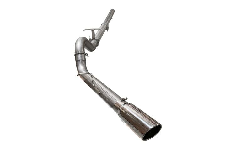 Image 2: Sinister Diesel 4 inch Stainless Steel CAT-Back Exhaust Kit for 2003-2007 Ford Powerstroke 6.0L