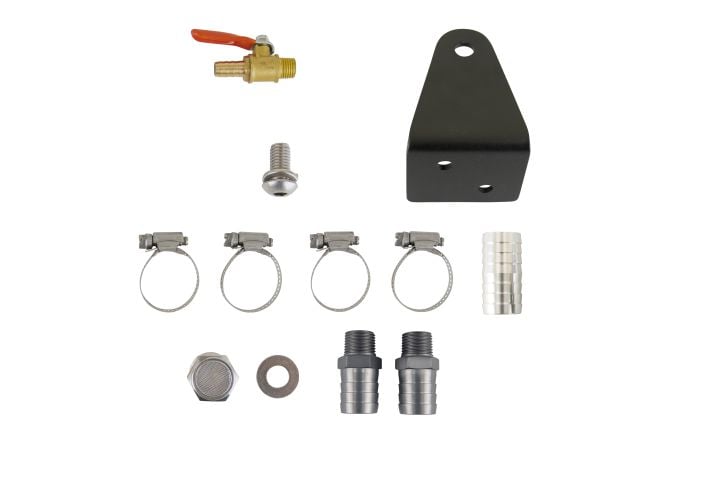 Image 4: Sinister Diesel Billet Catch Can for 2008-2010 Ford Powerstroke F250/F350 6.4