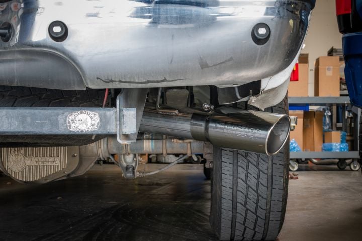 Image 3: Sinister Diesel Polished 304 Stainless Steel Exhaust Tip (4" to 6")