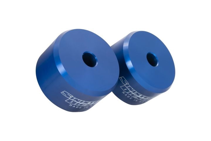 Image 2: Sinister Diesel Leveling Kit for 2005-2016 Ford Powerstroke - Blue (4wd Only)