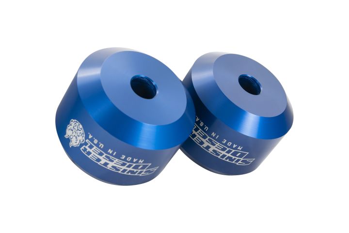 Image 4: Sinister Diesel Leveling Kit for 2005-2016 Ford Powerstroke - Blue (4wd Only)