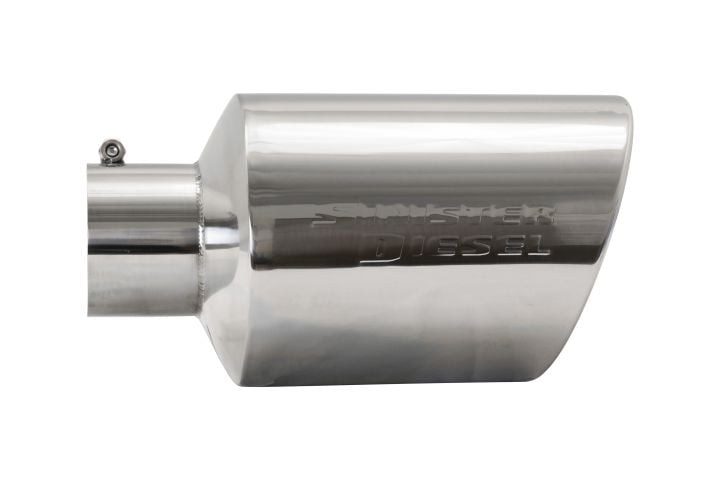 Image 1: Sinister Diesel Polished 304 Stainless Steel Exhaust Tip (4" to 8")