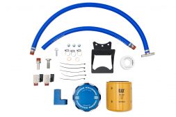 Sinister Diesel Coolant Filtration System (W/ CAT) for 2023 Ford Powerstroke 6.7L
