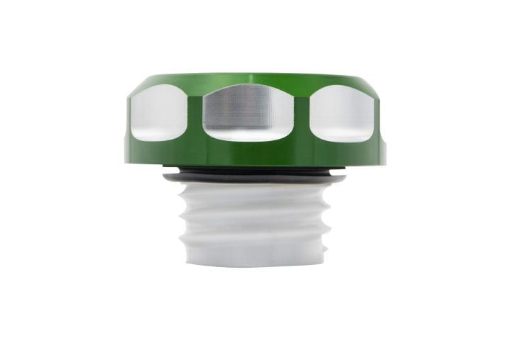Image 5: Sinister Diesel Fuel Cap for 1999-2007 & 2020-2023  Ford 7.3L, 6.0L, 6.7L Powerstroke (Green)