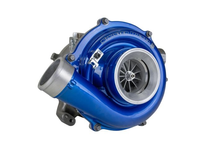 Image 7: Sinister Diesel PITBULL SERIES® 2 Turbocharger for 2003-2007 Ford Powerstroke 6.0L