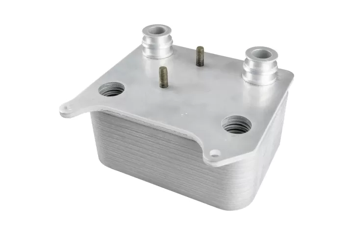 Image 3: Sinister Diesel Heavy Duty Oil Cooler for 2003-2007 Ford Powerstroke 6.0L