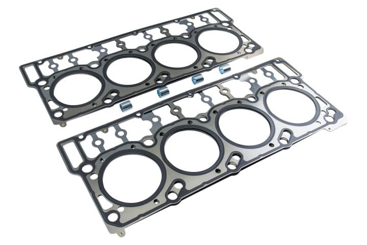 Image 3: Sinister Diesel Complete Solution® Kit for 2004-2007 6.0L Powerstroke w/18mm Head Gaskets (Blue)
