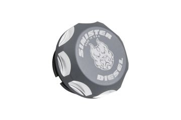 Sinister Diesel Billet Fuel Plug for 2013+ Dodge/Ram Cummins 6.7L (Gray)