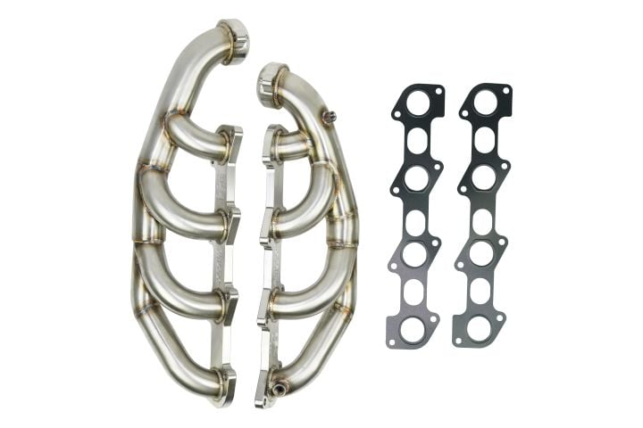 Image 1: Sinister Diesel Exhaust Headers for 2003-2007 Ford Powerstroke 6.0L