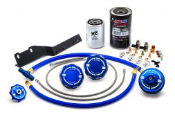 Sinister Diesel Oil Filter & Coolant Filtration System for 2003-2007 Ford Powerstroke 6.0L