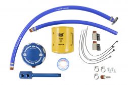 Sinister Diesel Coolant Filtration System (W/ CAT) for 2017-2019 Ford Powerstroke 6.7L