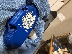 Sinister Diesel Blue Spring Kit with Billet Spring Housing for 2003-2007 Ford Powerstroke 6.0L Blem