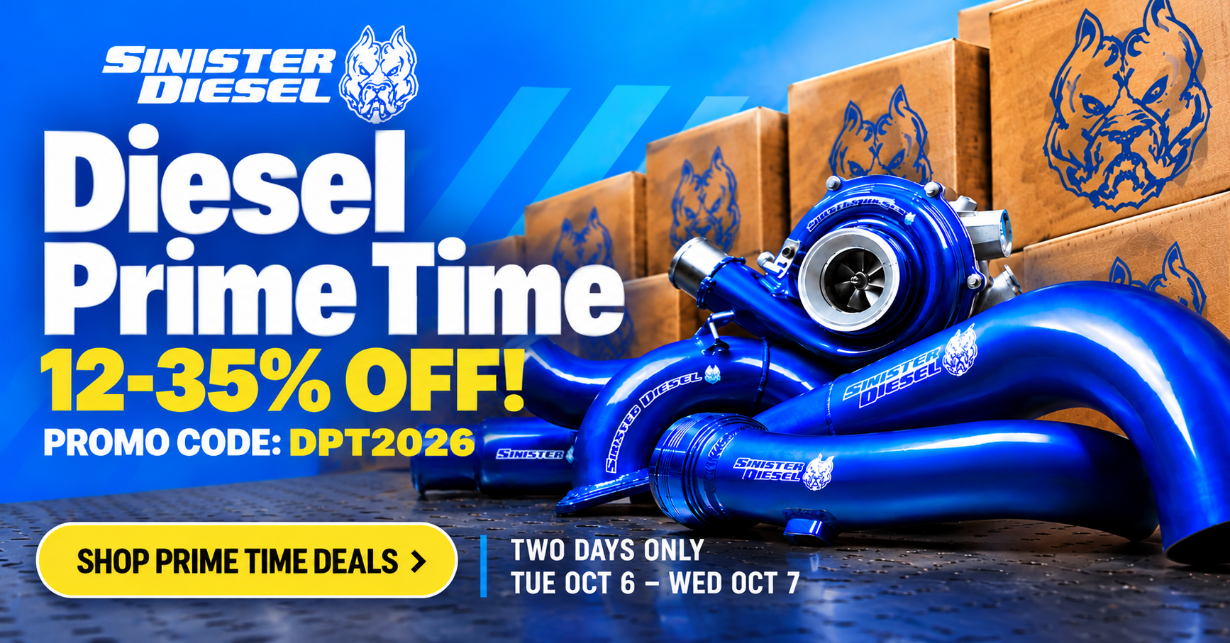 Diesel Prime Time: 12-35% off with promo code DPT2026, two days only, Oct 6-7