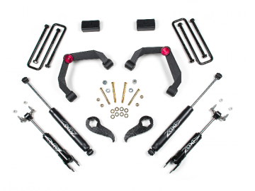 Zone Offroad 3" Adventure Series UCA Lift System W/ Top Mounted Overload Springs For GM DURAMAX 2011
