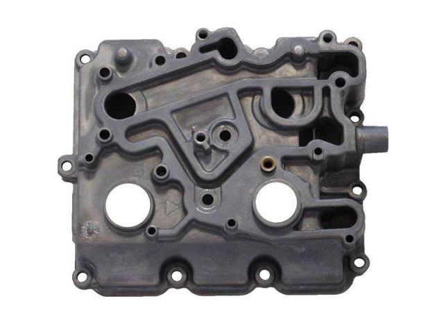 Image 1: Ford Parts Oil Cooler Cover for 2003-2007 Ford Powerstroke 6.0L