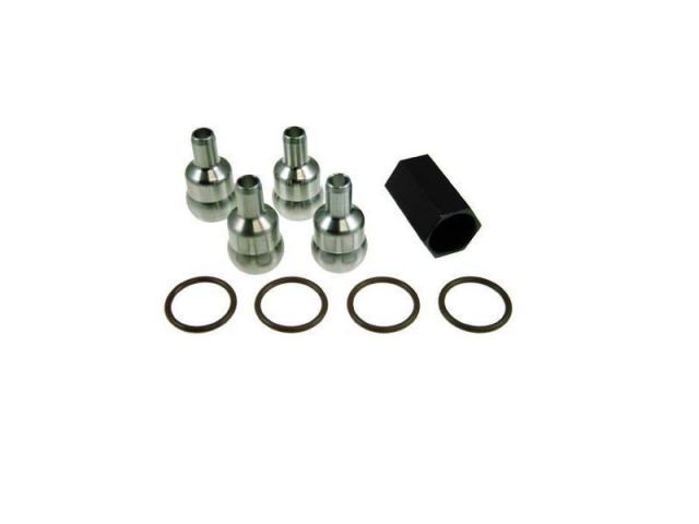 Image 1: Sinister Diesel Injector High Pressure Oil Rail Ball Tubes for 2003-2007 Ford Powerstroke 6.0L