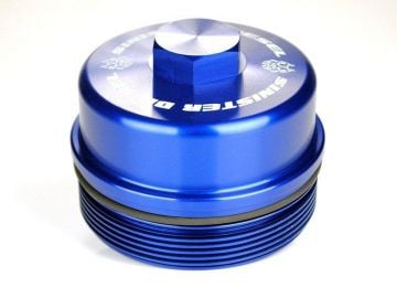 Sinister Diesel Fuel Filter Cap for Ford Powerstroke 2008-2010 6.4L