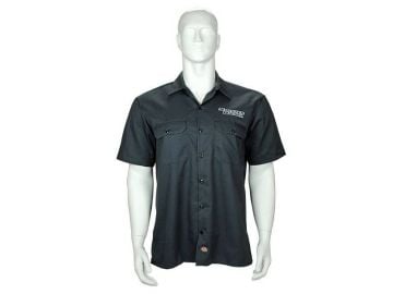 Sinister Diesel Dickies Shop-Shirt (Charcoal/White)